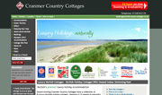 Luxury Holiday Cottages Website 2009  with CMS